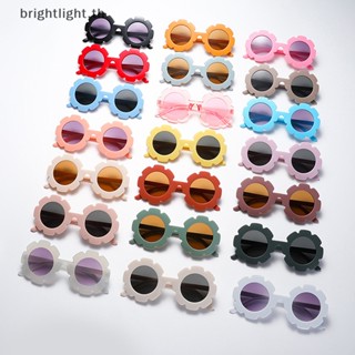 [Brightlight] ใหม่ แว่นตากันแดด UV400 ทรงกลม ลายดอกไม้น่ารัก สําหรับเด็กผู้ชาย ผู้หญิง 2022 [TH]