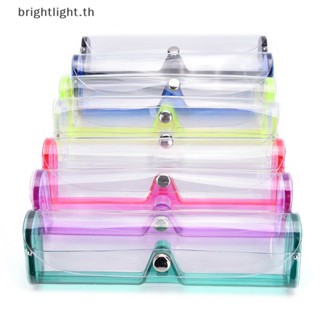 [Brightlight] ใหม่ กล่องเคส PVC ใส แบบนิ่ม สําหรับใส่แว่นตา