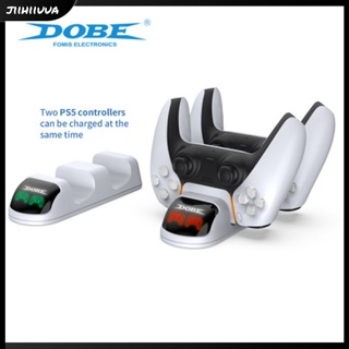 Jl- อุปกรณ์ชาร์จจอยเกมไร้สาย พร้อมไฟ Led สําหรับ Ps5 Controller 2 Seat