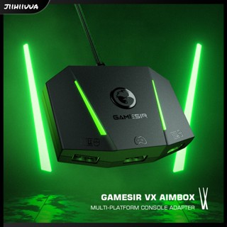 Jl- GameSir VX AimBox อะแดปเตอร์แปลงเมาส์ คีย์บอร์ด สีดํา สําหรับเกมคอนโซล