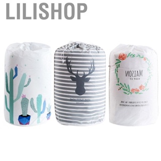 Lilishop Quilt Storage Bags Cylindrical Clothes Pillow  Reusable Drawstring Packing Bag Under-Bed Organizer