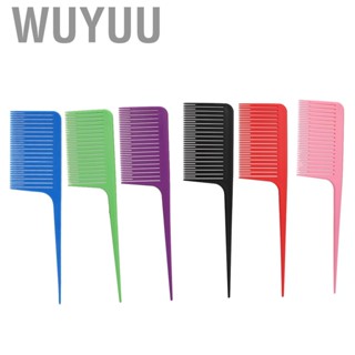 Wuyuu Dye Hair Comb  Highlighting Foiling Barber Parting Brush Dyeing Hairdressing Salon Accessory