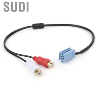 Sudi RCA Adapter Audio Stereo Cable 8 Pin Mini ISO for Bla‑Punkt Compact Disc Changer Car Line