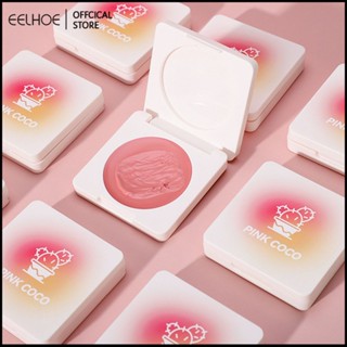 Pink Coco Mashed Potato Rouge Cream Matte Monochrome Natural Blush Lip Mud Soft Moisturizing เม็ดสีสูง แต่งหน้าติดทนนาน - eelhoe