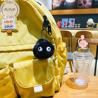 Flyup ใหม่ ฟิกเกอร์ตุ๊กตา อนิเมะ My Neighbor Totoro SOOT SPRITE PLUSH Ghibli Spirited Away กันฝุ่น สีดํา