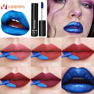 5 สีลิปสติกกันน้ำลิปสติก Long Lasting Lip Tattoo Peel Off Lip Stain Tattoo Magic Mask สี Shine Ink veemm