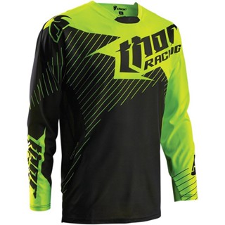  เสื้อกีฬาแขนยาว ลายทีม THOR Downhill Jersey MTB Offroad สําหรับผู้ชาย 2022