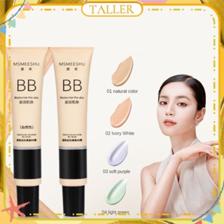 ✧Ready Stcok Msmeeshu Liquid Foundation บีบีครีม Brightening Skin Tone Cover Mark คอนซีลเลอร์ควบคุมน้ำมันให้ความชุ่มชื้นยาวนานแต่งหน้า 30g TALLER