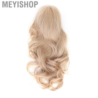 Meyishop LC270-1 Women Gold  Curly Wig High Temperature Fiber Cosplay Party Stylish