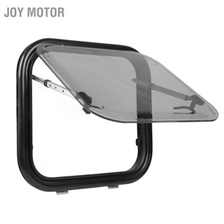  JOY Motor RV Push Out Window กระจกอะคริลิคสองชั้น UV ทนเสียงฉนวนกันความร้อนหน้าต่างทางออกภายนอกพร้อมม่านความเป็นส่วนตัวแมลงสุทธิ