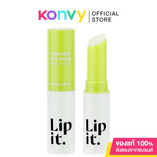 Lip It Everyday Sun Balm SPF15 PA++ 3g #Green Grape.