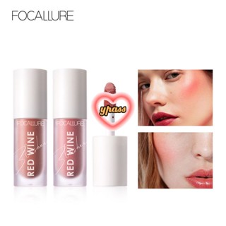 CYREAL Focallure Liquid Blush Hangover สีแดงไวน์ NATURAL Cheek Tint Blusher Matte ครีม Make Up เครื่องสำอาง