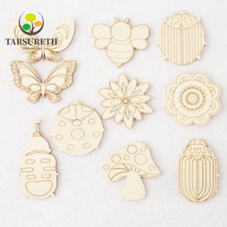 Tarsureth แผ่นไม้เปล่า รูปสัตว์ ผึ้ง ดอกไม้ สําหรับตกแต่งบ้าน ปาร์ตี้ 30 ชิ้น