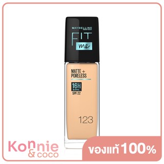 Maybelline New York Fit Me Matte And Poreless Liquid Foundation 30ml.