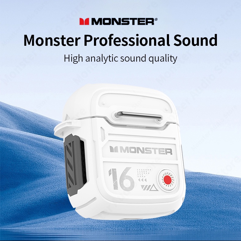 Monster XKT16 หูฟังบลูทูธไร้สาย HIFI สเตอริโอ ความทนทานสูง