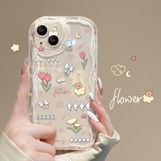 ใหม่ เคสโทรศัพท์มือถือแบบนิ่ม กันกระแทก ลายการ์ตูนกระต่าย ดอกไม้ สไตล์คู่รัก สําหรับ OPPO Reno8T Reno8 Reno7pro reno6 7z Reno5 R17 A53 A9 2020 4Z 5G F11 A31 A15 A3S A78 A77