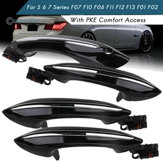 ชุดอะไหล่ที่จับประตูด้านนอก สําหรับ BMW 5 6 7 Series F07 F10 F11 F06 F12 F13 F01 F02 4 ชิ้น