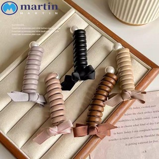 Martin ยางรัดผม รูปโบว์ สไตล์เกาหลี เรียบง่าย