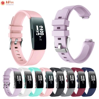 Blliss สายนาฬิกาข้อมือ ซิลิโคนนิ่ม แบบเปลี่ยน 8 สี สําหรับ r Fitbit Inspire HR Inspire 2 Ace 2 3