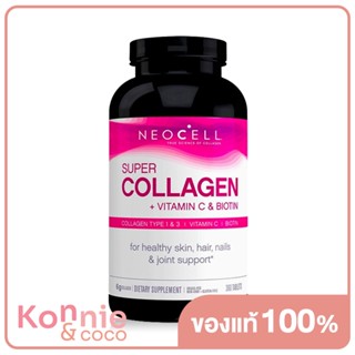 Neocell Super Collagen + C 6000mg with biotin 360 Tablets.