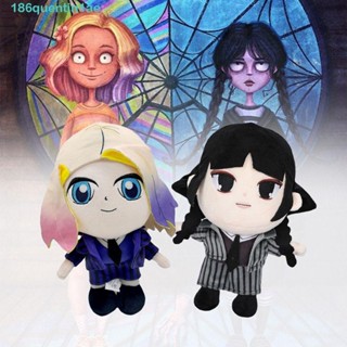 Quentin1ae ตุ๊กตานุ่ม รูปการ์ตูนอนิเมะ Wednesday Addams ของขวัญวันพุธ สําหรับตกแต่งบ้าน