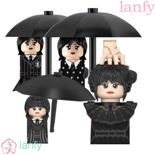 Lanfy ฟิกเกอร์ตัวต่อ วันพุธ ขนาดเล็ก ของขวัญสําหรับเด็ก