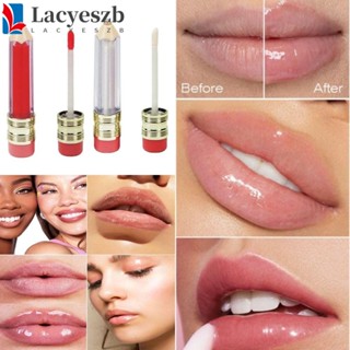 Lacyeszb ลิปกลอส ทรงดินสอ ชุ่มชื้น น้ําธรรมชาติ เคลือบริมฝีปาก น้ํางาม เรืองแสง ติดทนนาน พิเศษ ทินท์ ลิปออยล์ผู้หญิง