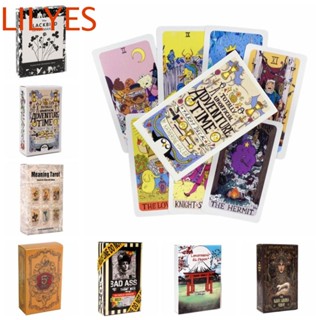 Lilyescub การ์ดเกมกระดานกระดาษ ทองแดง ลาย Adventure Time Cards Divination Deck Katherine Hillier Waite