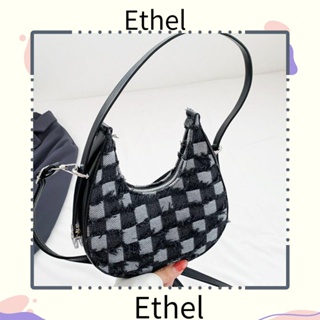 Ethel1 กระเป๋าสะพายไหล่ ผ้ายีน ทรงเมสเซนเจอร์ สําหรับผู้หญิง