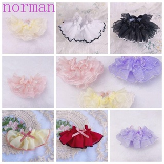 Norman 12BJD ชุดมินิเดรสเจ้าหญิง พร้อมขอบสีดํา 10 ซม. อุปกรณ์เสริม สําหรับตุ๊กตาเด็กผู้หญิง