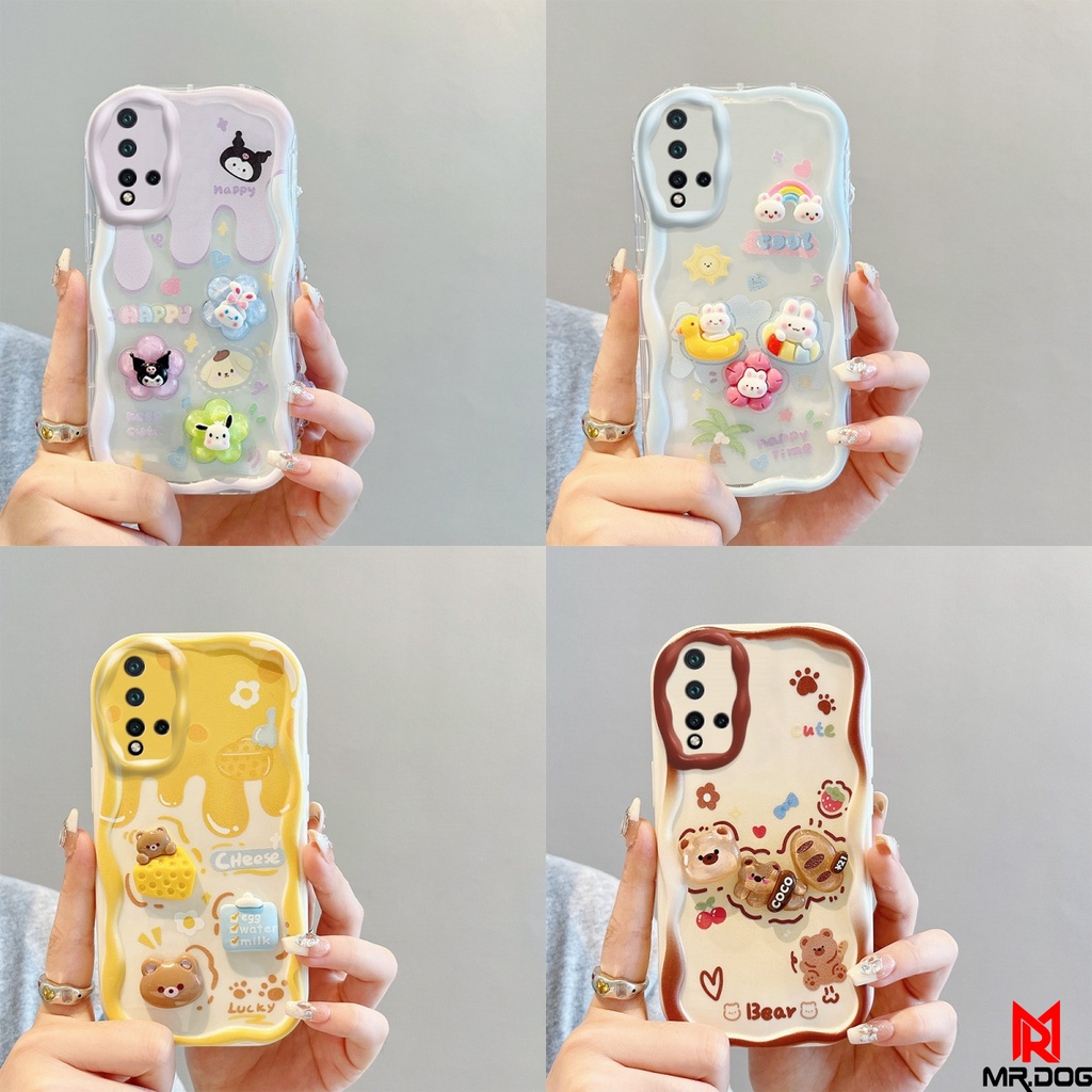 เคส HUAWEI NOVA 5T น่ารัก ตุ๊กตาสามมิติ กรณีป้องกันโทรศัพท์มือถือ