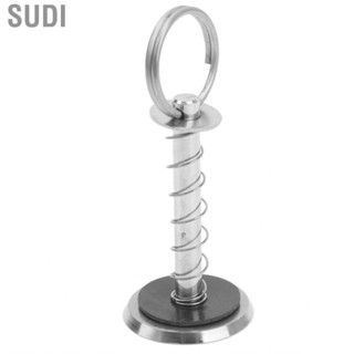 Sudi Hatch Cover Pull Handle  1/4 Inch Diameter Marine Rust Proof with Hidden Spring Pin Button for Boat Yacht