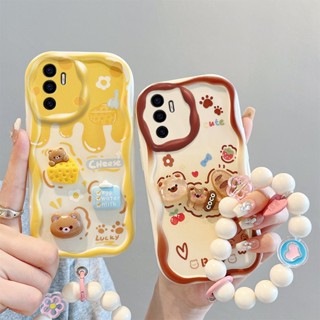 เคสวีโว่ v23e เคส vivo v23e เคสโทรศัพท์มือถือ ลายตุ๊กตา 3D สีครีม สําหรับ vivo v23e