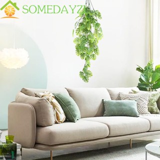 Somedayzl ใบเต่า พลาสติก สีเขียว สําหรับแขวนตกแต่งระเบียง บ้าน สวน ประตู ผนัง พืชประดิษฐ์