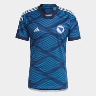 adidas ฟุตบอล เสื้อฟุตบอลชุดเหย้า Bosnia 22 ผู้ชาย สีน้ำเงิน HN8328