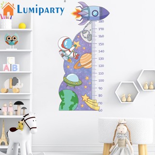 Lumiparty สติกเกอร์ติดผนัง ลายการ์ตูนนักบินอวกาศ จรวดบิน ดาวเคราะห์ 2 ชิ้น สําหรับห้องเด็ก