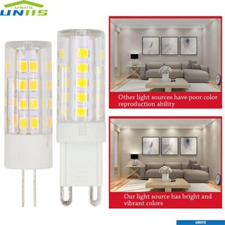 Uniis หลอดไฟ LED ข้าวโพด 220V G4 G9 E14 หลอดไฟข้าวโพด