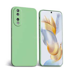 เคสซิลิโคนนิ่ม เนื้อแมตต์ ทรงสี่เหลี่ยม สําหรับ Honor 90 Honor 90 5G Honor Xonor 90