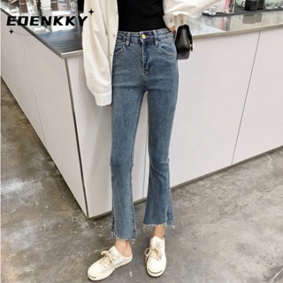 EOENKKY  กางเกงขายาว กางเกงยีสน์ผู้หญิง ทรงหลวม ๆ ตรง Retro Hip Hop Pants 2023 NEW Style  High quality รุ่นใหม่ fashion สไตล์เกาหลี A97L82B 36Z230909