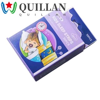 Quillan สติกเกอร์ ป้องกันการนอนกรน เด็ก ลดการนอนกรน การแก้ไขการนอนกรน นอนกรน ที่ดีขึ้น กลางคืน นอนหลับ เทปปาก