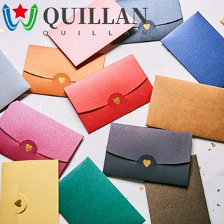 Quillan ซองจดหมาย กระดาษไข่มุก ขนาดเล็ก 10.5*7 ซม.