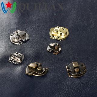 Quillan Hasp เครื่องประดับ กล่องไม้โบราณ ตัวล็อคโลหะ ขนาดเล็ก