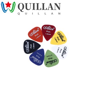 Quillan ปิ๊กกีตาร์อะคูสติก ABS น้ําหนักเบา 0.58-1.5 มม. 1 กล่อง