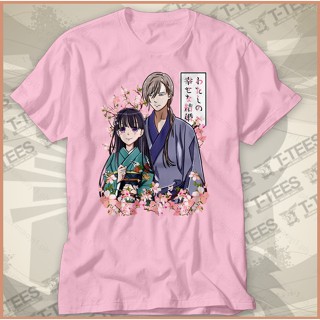 เสื้อยืดแขนสั้น พิมพ์ลายการ์ตูนคอสเพลย์ My Happy Marriage Saimori Miyo Kiyoka สไตล์ฮาราจูกุ พลัสไซซ์ สําหรับชาย และหญิง 23