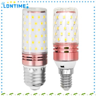 Lontime หลอดไฟ LED 12W 16W สองสี อุณหภูมิข้าวโพด 2 ชิ้น