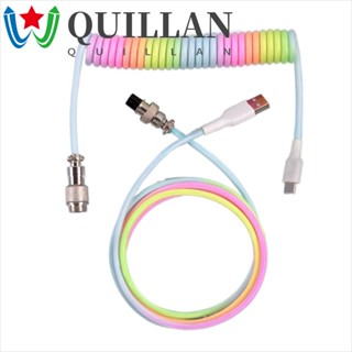 Quillan สายเคเบิลคีย์บอร์ดเล่นเกม 5 แกน 3 เมตร พอร์ต Usb สําหรับคอมพิวเตอร์