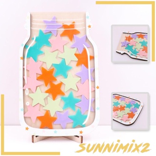 [Sunnimix2] ขวดโหลใส่เครื่องดื่ม 25 ดาว พฤติกรรมเชิงบวก สําหรับตกแต่งบ้าน ทุกเพศ ทุกวัย