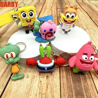 พวงกุญแจ จี้ตุ๊กตาการ์ตูน Sponge Bob Patrick Star สไตล์เกาหลี สําหรับแขวนตกแต่ง