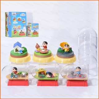 Wilk โมเดลฟิกเกอร์ชินจัง 6 ชิ้น สําหรับตกแต่งบ้าน เก็บสะสม
