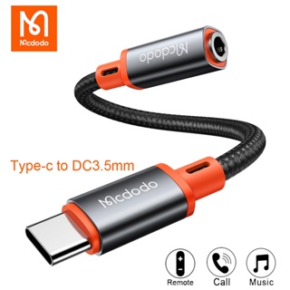 Mcdodo สายสัญญาณเสียง Type C 3.5 สายแจ็คหูฟัง Usb C ถึง 3.5 มม. อะแดปเตอร์หูฟัง สําหรับอุปกรณ์เสริมโทรศัพท์ Xiaomi